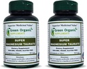 Magnesium Taurate, High Absorbable, 90 VCaps, Non-GMO, Vegan, & Gluten Free, Made med organiska, Wild-Crafted och naturliga ingredienser (Pack of 2)