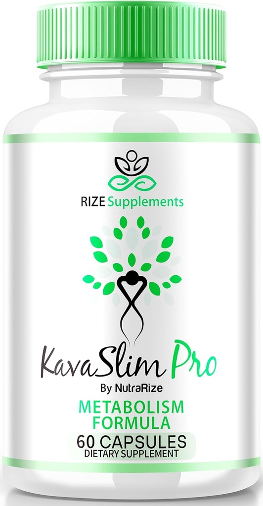KavaSlim Pro Capsules - KavaSlim Pro för avancerad viktminskning, helt naturliga piller för att rikta Belly Fat, Kava Slim Pro Maximum Support Pastillas Recensioner (60 kapslar)