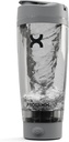 Promixx PRO Shaker Bottle New Edition - Rechargeable, Powerful for Smooth Protein Shakes - inkluderar Supplement Storage, BPA Free, 20oz Cup, Cool Gray