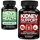 Njurstöd Cleanse Detox & Repair 120 Casuals - Tillsammans med - Mäns Prostate Health Advanced Prostate Supplements - 120 kapslar