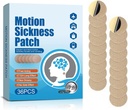 Motion Sickness Patches, 36 greve Ship EEZ Sea Sickness Patches Non Drowsy för flygplan bilar buss eller tåg, snabbverkande och 72 timmar långa (36 greve 1)