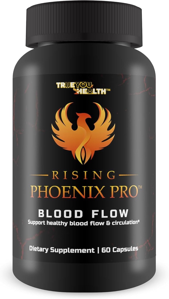Rising Phoenix Pro Blood Flow - L-Arginine Blood Circulation Supplement - Vår bästa cirkulation Supplement Pro Rising Phoenix Male Pill för hälsosam cirkulation - Vårt bästa blodflödestillägg för män