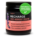LEGION Recharge Post Workout Supplement - All Natural Muscle Builder & Recovery Drink med Micronized Creatine Monohydrate. Naturligt sötad och smaksatt, säker och hälsosam. (Grape, 60 servering)
