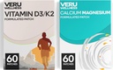 Bone Health Complete Duo Lifestyle Patches Vita D3/K2, Calcium Magnesium - Självhäftande tidsfrisättning Topical Patch, 8-10 timmar (60 dagars leverans)