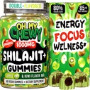 Rena Himalayan Shilajit Gummies - High Potency Gold Grade Resin - Energy Boost och Immune Support för män och kvinnor med Ashwagandha och Shatavari - Apple & Kiwi