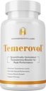 Temerovol - Manligt tillskott - Förbättrar energi, styrka och libido - Lean Muscle Builder, 60 kapslar - 1 flaska