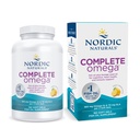 Nordic Naturals Complete Omega, Lemon Flavor - 180 Soft Gels - 565 mg Omega-3 - EPA & DHA med tillsatt GLA - Hälsosam hud, kognition och positivt humör - Icke-GMO - 90 portioner