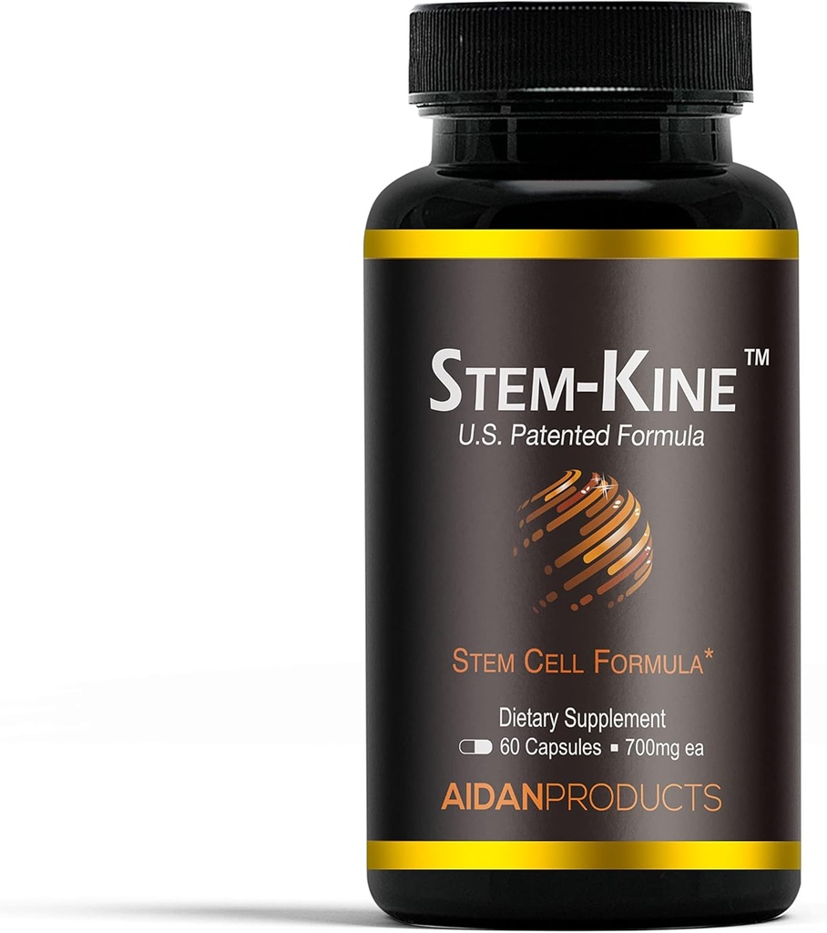Stem-Kine: Kliniskt bevisat att öka cirkulerande stamceller, främja läkning och anti-aging (60 kapslar)
