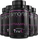 (5 Pack) Raw Whole Food Vitamin C från Berries, Premium Antioxidanter, Bioflavonoider & Polyfenoler, 300 Vegan kapslar