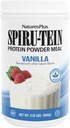 NaturesPlus SPIRU-TEIN, Vanilla - 2,12 lbs, Pack of 3 - Spirulina Proteinpulver - Vitaminer och mineraler för energi - Vegetarisk, Glutenfri - 96 Totalt portioner