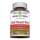 Fantastiska Formler Red Yeast Rice 1200mg Per Serving Capsules Supplement | Non-GMO | Gluten Free | Made in USA (1 Pack, 120 Count)