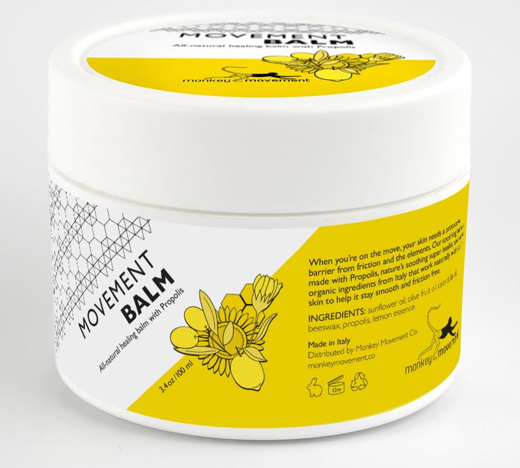 Anti-Chafe Skin Healing Cream: All Natural Chafing Balm med Propolis - Sweat Resistant för irriterad hud