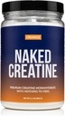 NAKED Pure Micronized Orange Creatine Monohydrate - 36 portioner - 500 Grams, 1.1Lb Bulk, Vegan, Non-GMO, Gluten Free, Soy Free. Aid Strength Gains, No Additives