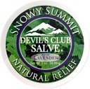 Snowy Summit Alaska Devil's Club Lavender Salve - Handmade Skin Care Ointment med Lavender - Natural Muscle Rub med Premium, Ansvarsfullt källade växtmaterial - Tillverkad i USA - 2 oz