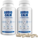 Audio Calm - Tinnitus Relief Supplement | Natural Stop Tinnitus Solution - Relieves Ear Ringinging, Buzzing, Clicking | 60 kapslar (2)