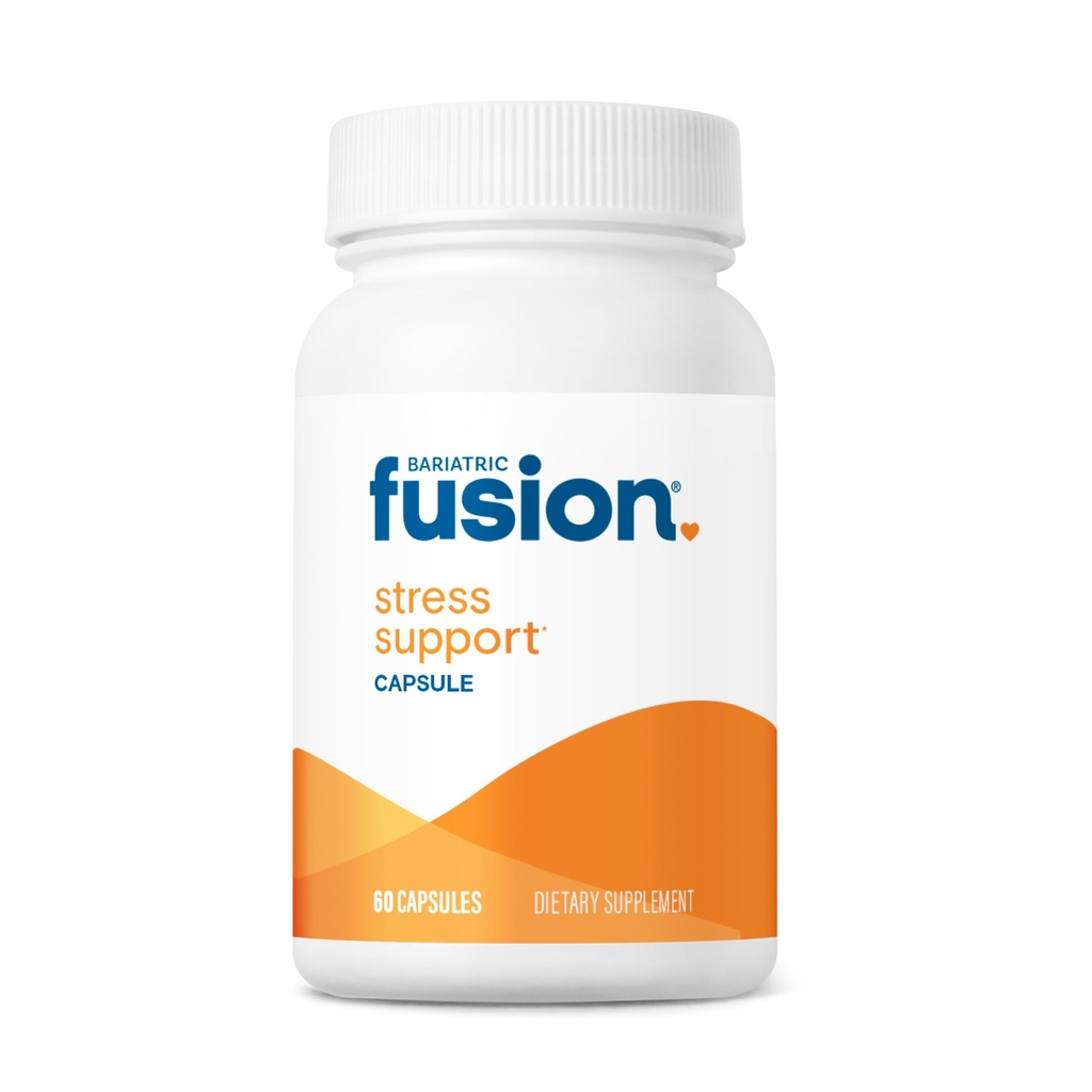 Bariatric Fusion Stress Support* | Vegan Supplement med Magnesium och Ashwagandha | Daglig Vitamin för kvinnor och män | Gluten, Dairy och Soy Free | Icke-GMO | 60 kapslar