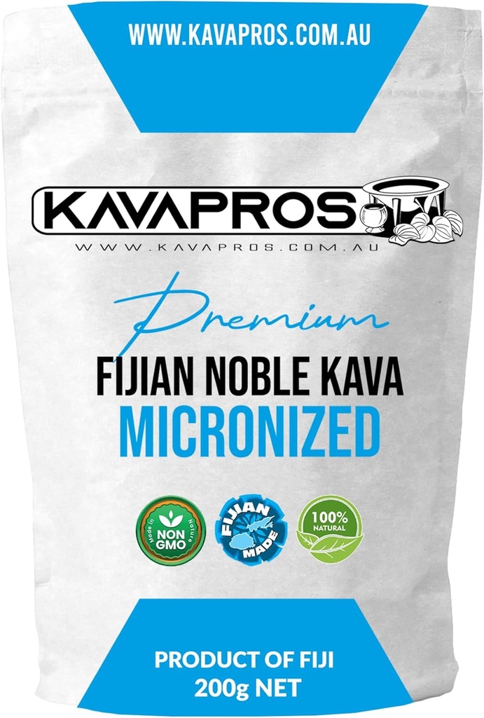 Premium Micronized Kava Pure Organic Fiji Kava Powder Made från 6yr Old Root