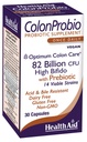 HealthAid ColonProbio 82 miljarder med prebiotiska, 14 stammar, Once Daily, 30ct, Optimum Colon Care, Acid & Bile Resistant, Dairy Free, Gluten Free, Non-GMO