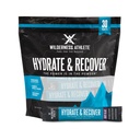 Wilderness Athlete - Hydrate & Recover | Liquid Hydration Packets Electrolyte Drink Mix - Återställ snabbare med Bcaas - 30 Single Serving Hydrate Packets (Berry Blast), 0,49 Ounce (Pack of 30)