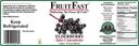 100% Pure Elderberry Juice Concentrate (32 f. oz. - Pack of 4) av FruitFast - Brownwood Acres | Osötad, icke GMO, Gluten Free, All Natural Juice Extract - Främjar hälsosam immunfunktion *