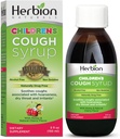 Herbion Naturals Cough Syrup för barn - 5fl oz - Bra smaktillskott med naturlig honung och körsbär smak.