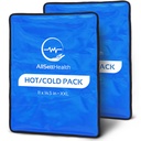 Återanvändbara isförpackningar för skador återanvändbara | 11 "x 14.5" - 2 Pack XL | Hot & Cold Pack | Stor isförpackning för ryggsmärtlindring, flexibel när Frozen | Cold Compress för rygg, knä och skulderskador