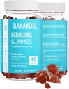Berberin med Ceylon Cinnamon Gummies, Sugar-Free Berberine 1500 mg och Ceylon Cinnamon 500 mg, High Potency Berberine Gummies med Magnesium Complex och mjölk Thistle, 60 Gummies