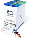 Persona Nutrition Sharp Mind Vitamin Pack för Mental Clarity & Focus (28 Pack) - Inkluderar Ginkgo Biloba, Omega 3 med Turmeric & Brain Support Blend