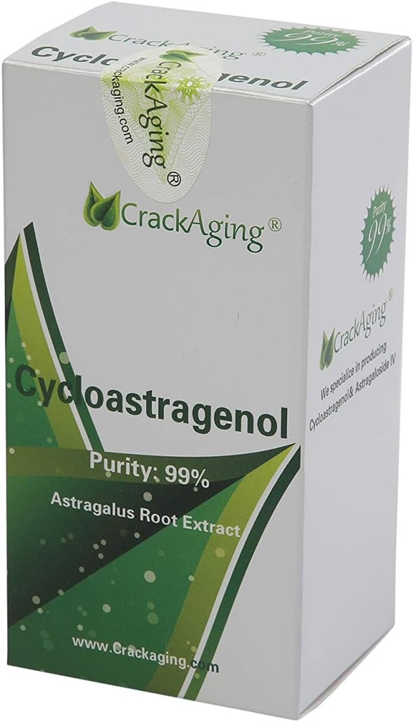 Crackaging Super-Absorption Cycloastragenol 98% 5mg 120 caps Anti-Aging reaktiv & DNA Cell Telomerase Supplements Styrka Faction Longevity Classic Formel