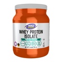 NOW Sports Whey Protein Isolate Powder med BCAAs - Unflavored - 1,2 lb