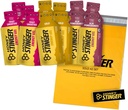 Honey Stinger Organic Energy Gels – Variety Pack med Sticker – 12 Count – 4 av varje smak – Energikälla för alla aktiviteter – Acai Pomegranate, Gold & Fruit Smoothie