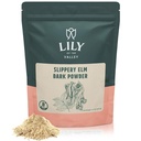Lily of the Valley Slippery Elm Bark Powder - Ulmus Rubra Powder - No Irradiated No Contaminated - Pet Friendly - Vegan & Gluten-Free - Packad i upphöjningsbar påse (16oz, 453g)