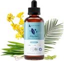 kin+kind Cat Ear Cleaner - Cat Ear Drops, Vet Ear Solution, eliminerar Wax, Odor och Itchy Irritation, Cat Ear Cleaner Solution, Natural in-Home Pet Grooming - Made in USA