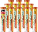T&D German Multvitamin 10 Vitaminer - 240 Vegan Drink Effervescent Tablets - Orange smak - Tillverkad i Tyskland