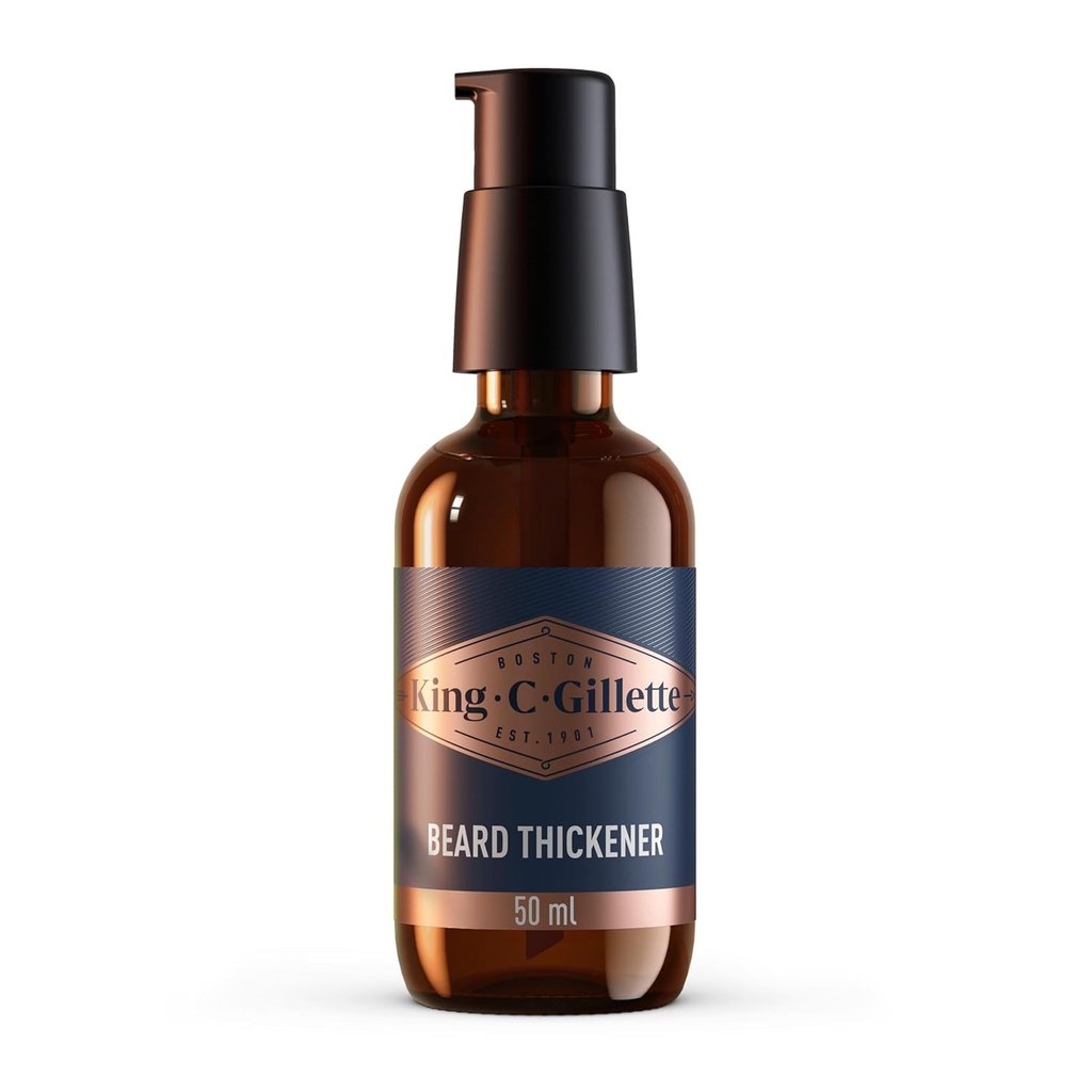 King C. Gillette Beard Thickener formulerades med vitamin B-komplex och koffein, 1.7oz