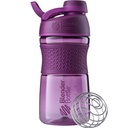 BlenderBottle 20-Ounce SportMixer Twist Cap Tritan Grip Shaker Bottles, Navy och Plum