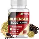 BEBEFEN Goldenseal Root Capsules 2000mg | Traditionellt örttillskott | Koncentrerat extrakt | Vegetariskt, icke-GMO