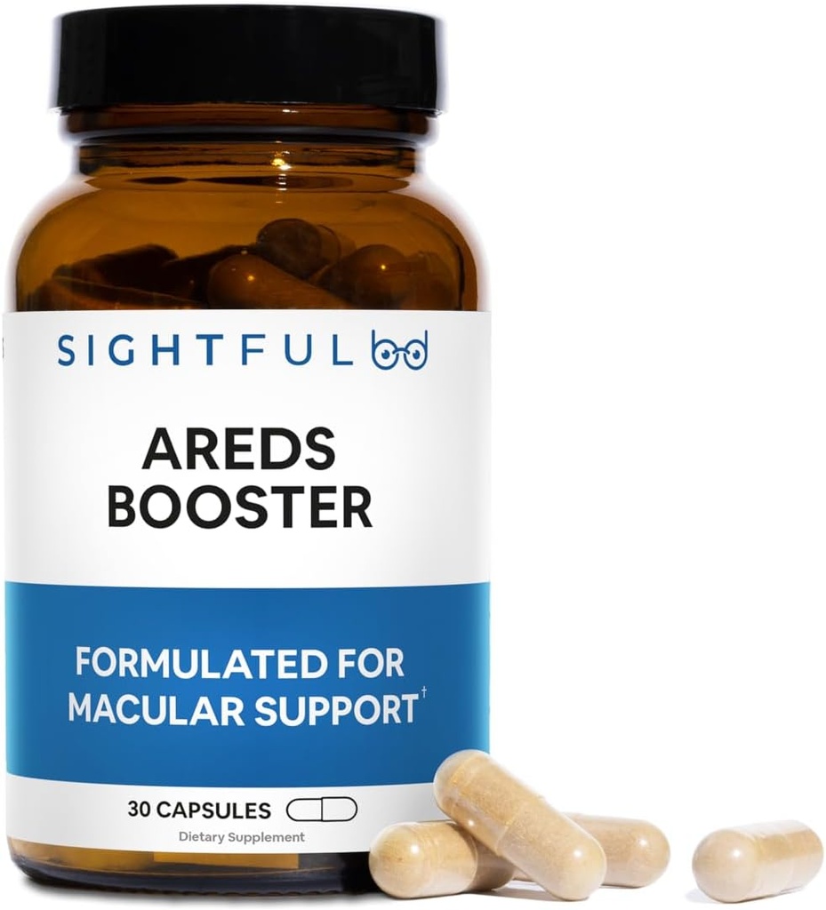 AREDS Booster Different Formel än AREDS 2 innehåller Resveratrol, Quercetin och Green Tea Extract | Antioxidanter | 30 Count