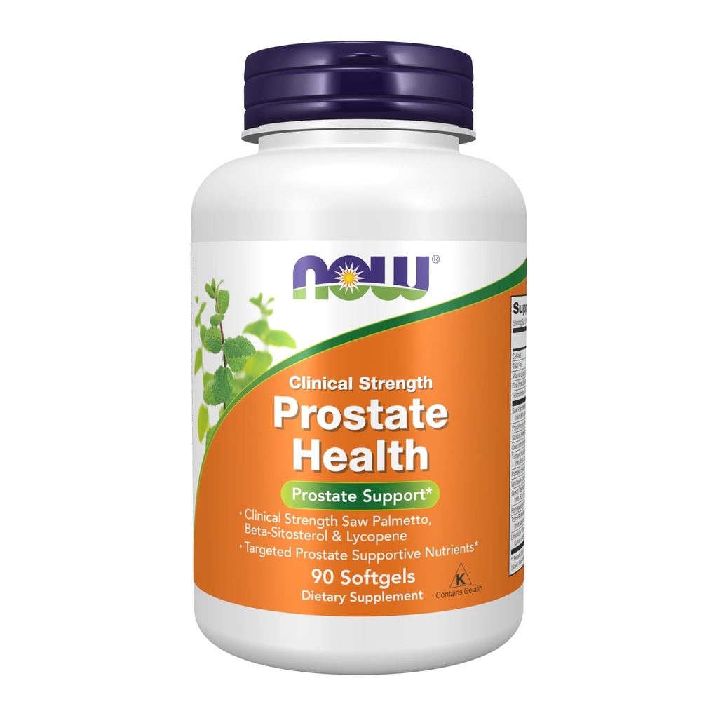 Nu tillskott, prostata hälsa, klinisk styrka såg Palmetto, Beta-Sitosterol & Lycopene, 90 Softgels