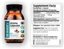 DR WAKDE Arjuna Capsules (Terminalia arjuna) | 60 Veg Caps | Ayurvedic Supplement | Vegan | 100% Herbal | Quantity Discounts | Samma dag Dispatch