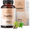HERBAMAMA Dong Quai Supplement - 1000mg Angelica Root för kvinnors stöd - Dong Quai Powder Capsules - Vegan, icke-GMO Angelica Herb Antioxidant Supplement för kvinnor