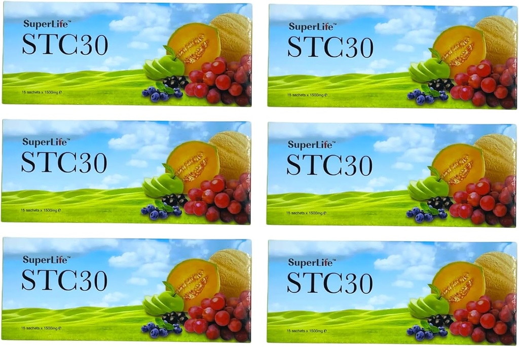 Generisk Coffeelover1111 Superlife STC30 STC 30 Superlifeworld Stem Cell Supplement 15 Sachets Varje (6 Box)
