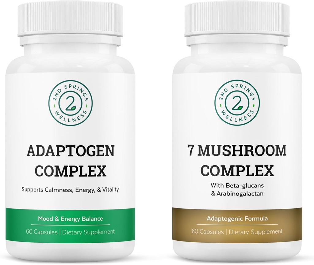 Mushroom & Adaptogen Fusion - Omfattande Wellness Bundle