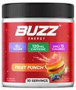Morning Buzz Energy Drink Powder - Energy Boost Drink Mix - Sugar-Free Energy med antioxidanter - Morning Kickstart och Sport Nutrition Endurance Product - 30 portioner, Fruit Punch, 7,9 Ounces