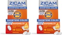 Zicam Ultra Cold Remedy Zinc Rapidmelts, Orange Cream Flavor, Homeopathic, Cold Shortening Medicine, Shortens Cold Duration, Sugar-Free, Dye-Free, 18 Count (Pack of 2)