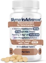 Liver Health Supplement för katter - Mjölk Thistle för Cats Liver Support med S-Adenosylmethionine (Same) & Silybin - 30 tabletter