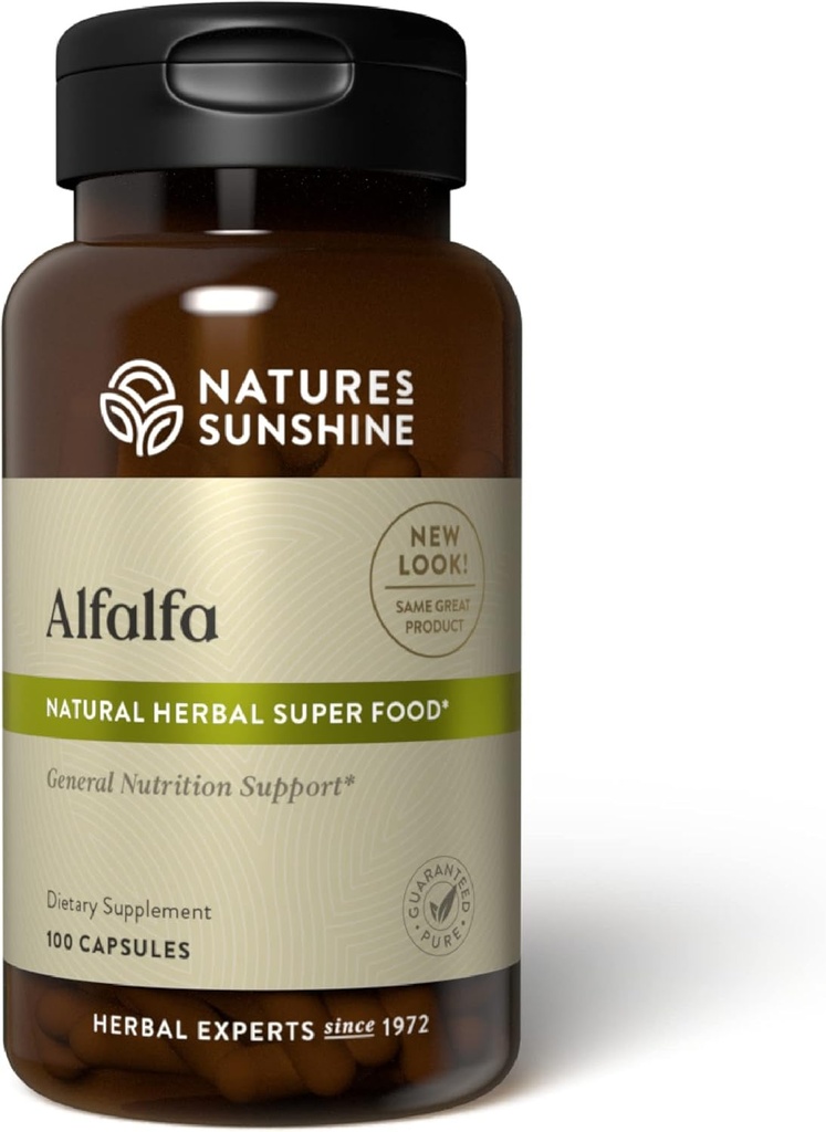 Naturens Sunshine Alfalfa, 100 kapslar