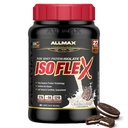ALLMAX Nutrition ISOFLEX Whey Protein Isolate, Cookies & Cream - 2 lb - 27 Grams of Protein Per Scoop - Zero Fat & Sugar - 99% Lactose Free - Gluten Free & Soy Free - Ungefär 30 portioner