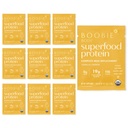 Boobie Body Superfood Protein Shake for Moms, Graviditet och Laktationsstöd Proteinpulver för att öka mjölkförsörjningen, Probiotika, organisk, Dairy-Free, Gluten-Free Vegan Vanilla Cookie Single Srv 10pk