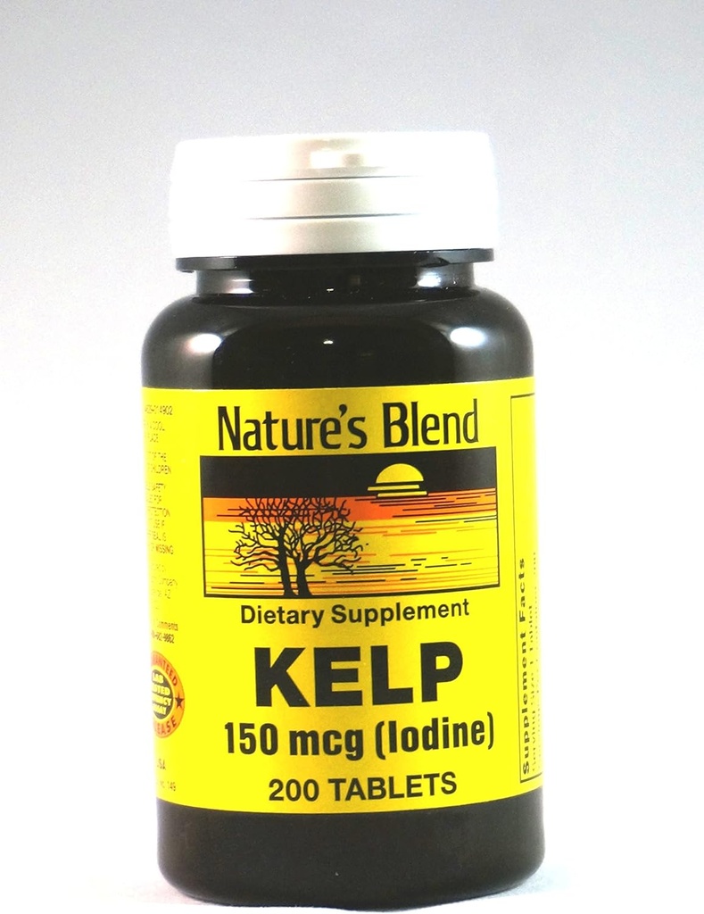 Naturens Blend Kelp 150mcg (Iodine), 200 flik, (Pack of 2)